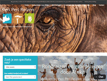 Tablet Screenshot of periperireizen.nl